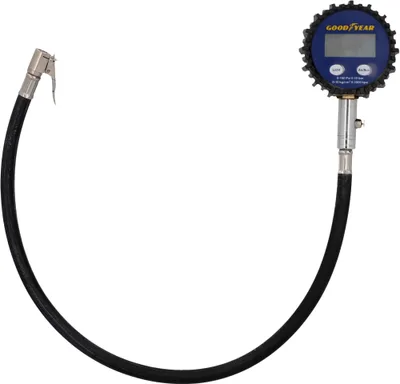 Digitální tlakoměr pneumatik Goodyear 0–10 bar s 50 cm hadicí