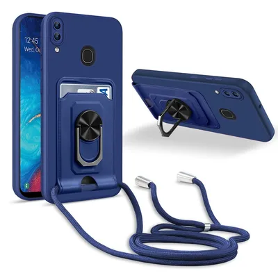 JMstore pouzdro s řetízkem pro Samsung Galaxy A20/A30 modré