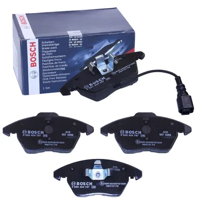 Přední brzdové destičky Bosch BP938 0986424797, 4 ks
