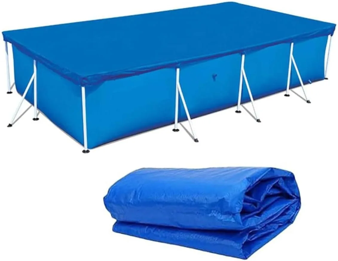 Kryt na bazén Aokyuo grd-swp-001 pro 220×150 cm obdélníkový modrý s úvazky