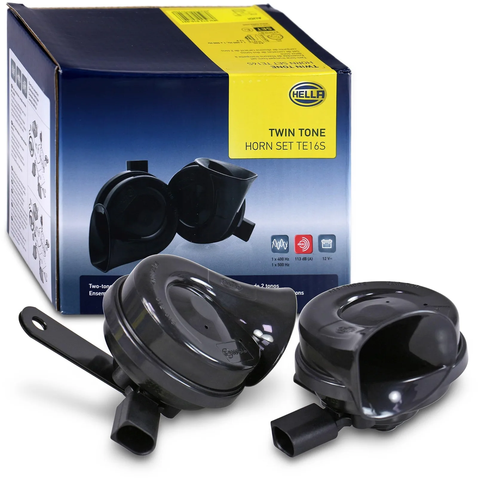 Dvojtónová houkačka HELLA TE16S 3FH012010-021, 12 V
