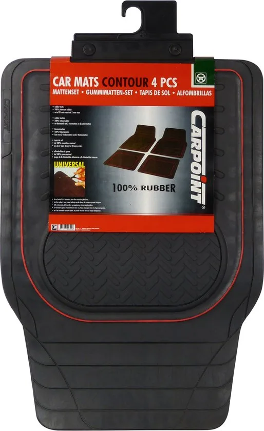 Carpoint Contour univerzální gumové autorohože 4 ks