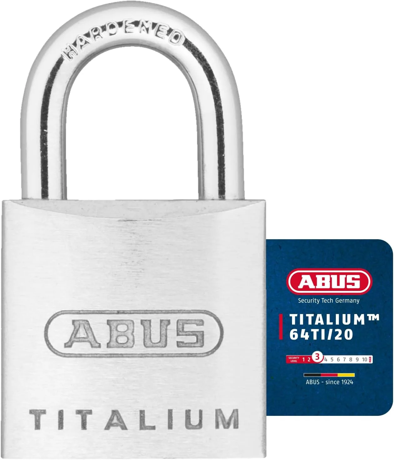 ABUS visací zámky 64TI/20 TWINS 56385 20 mm 2 kusy se shodnými klíči 3 klíče