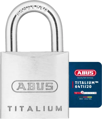 ABUS visací zámky 64TI/20 TWINS 56385 20 mm 2 kusy se shodnými klíči 3 klíče spLc46LnJ3P