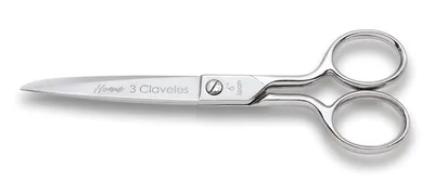 Krajčířské nůžky 3 Claveles 28091 15 cm stříbrné