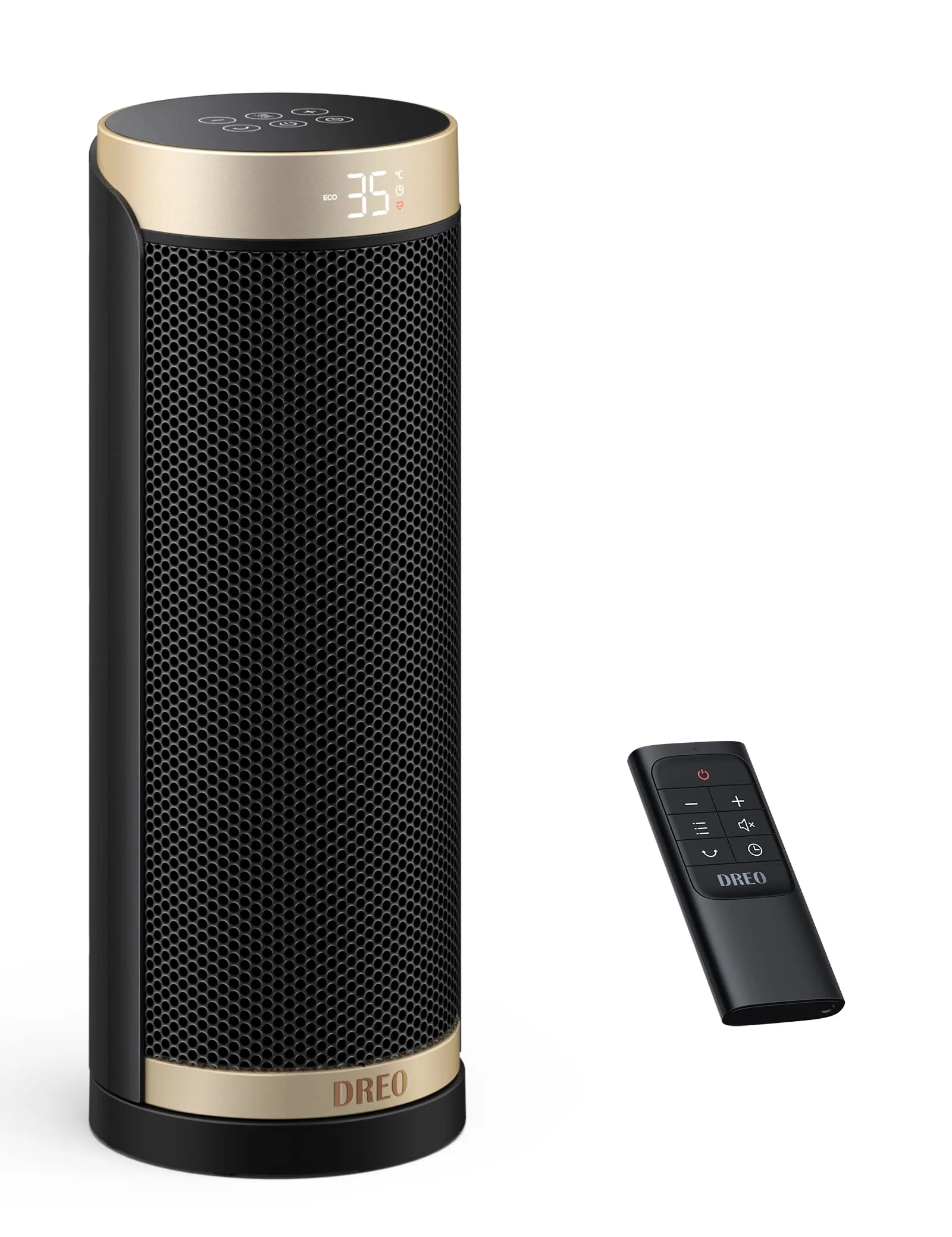 Keramický teplovzdušný ohřívač Dreo Solaris Slim H3 zlatý