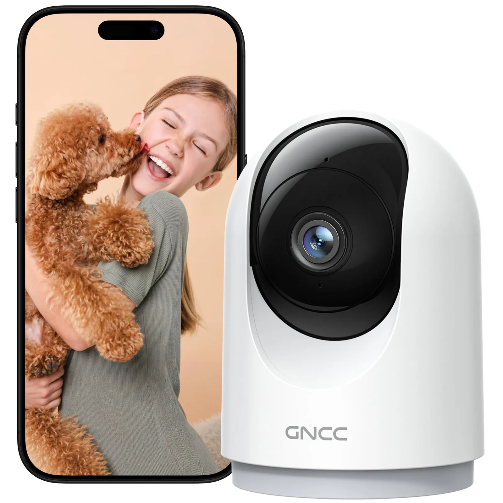 Vnitřní Wi-Fi kamera GNCC P5W 2K 2,4/5 GHz 1 ks