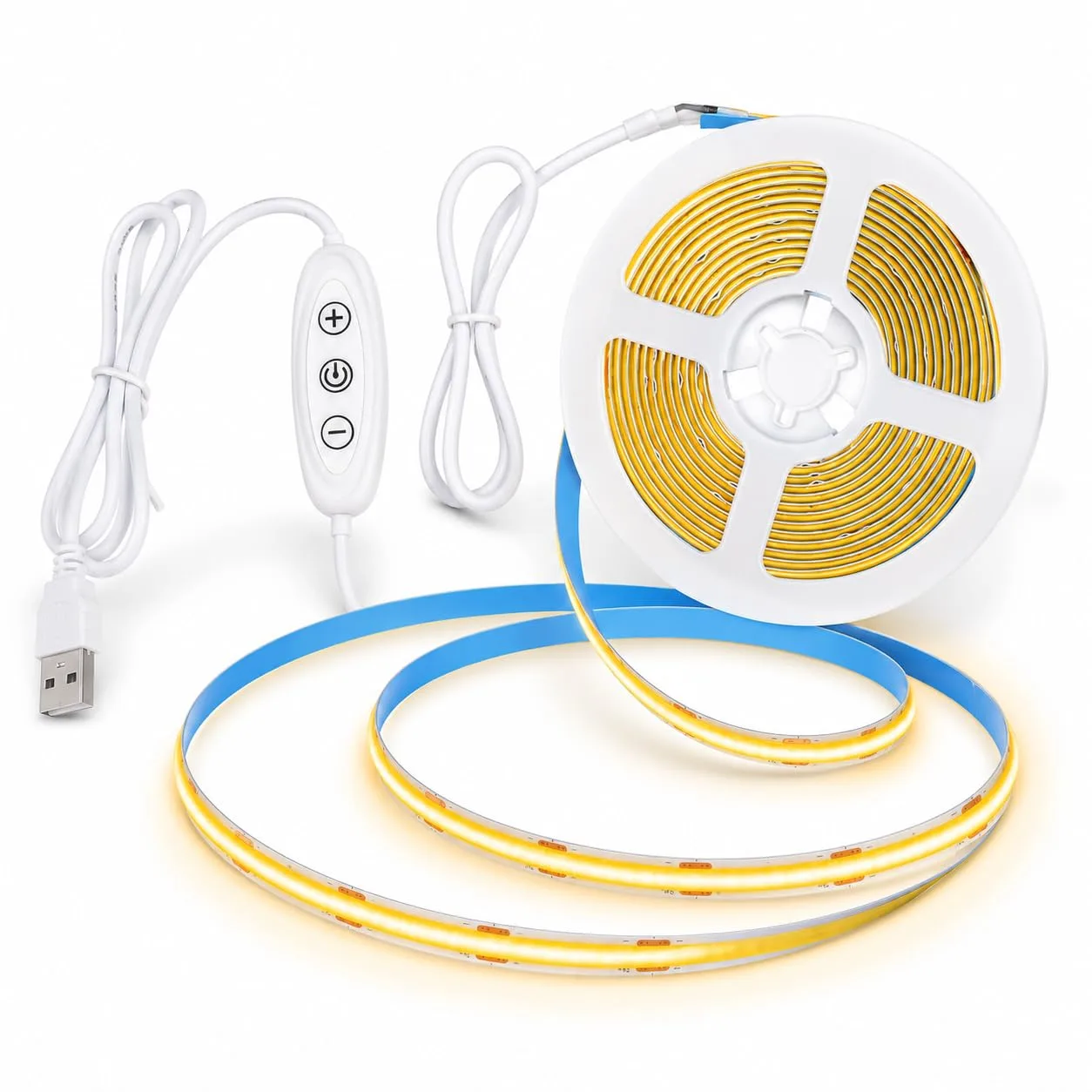 COB LED pásek PSTAR 3 m USB 5 V 2700 K