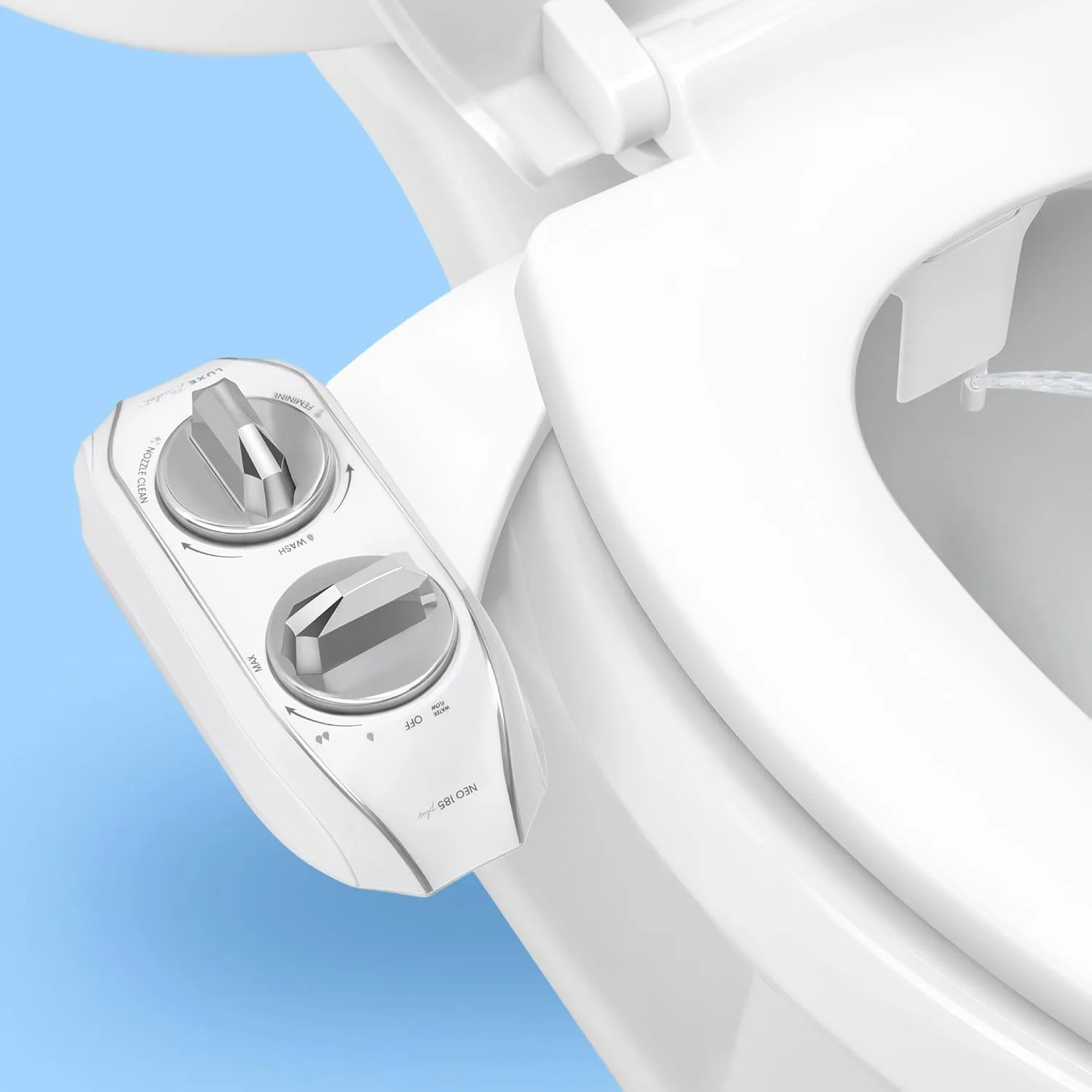 Bidetový nadstavec na WC LUXE Bidet NEO 185 Plus chrom