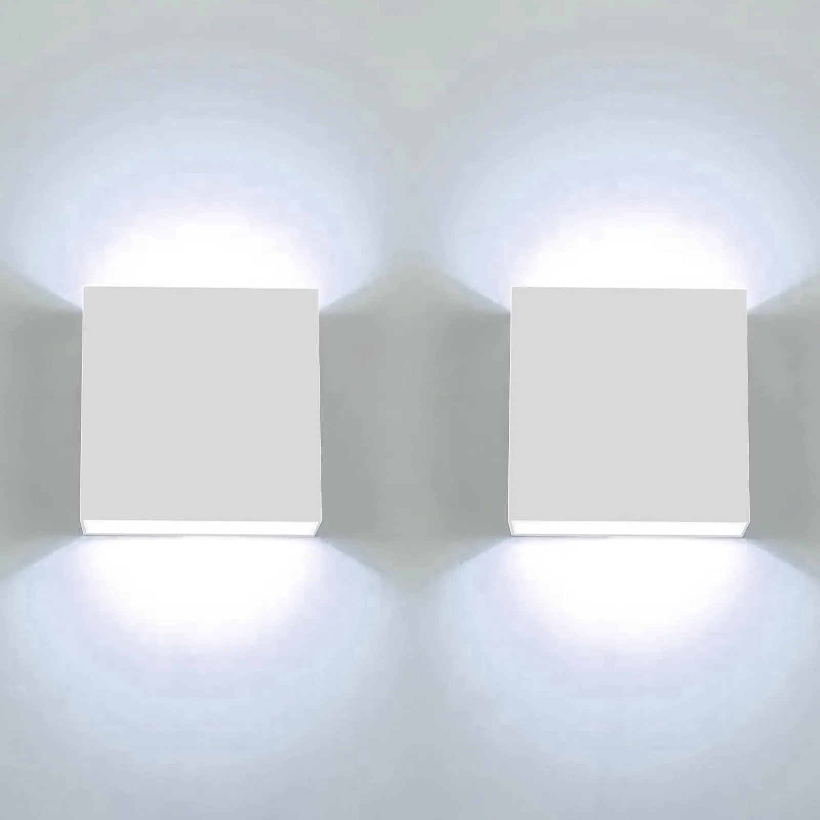 CHEVVY nástěnná LED svítidla 7 W 6000 K bílá 2 ks