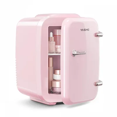 Minichladnička M.J COMFY-LIFE FWII8 4l 12V růžová, chlazení a YASHE