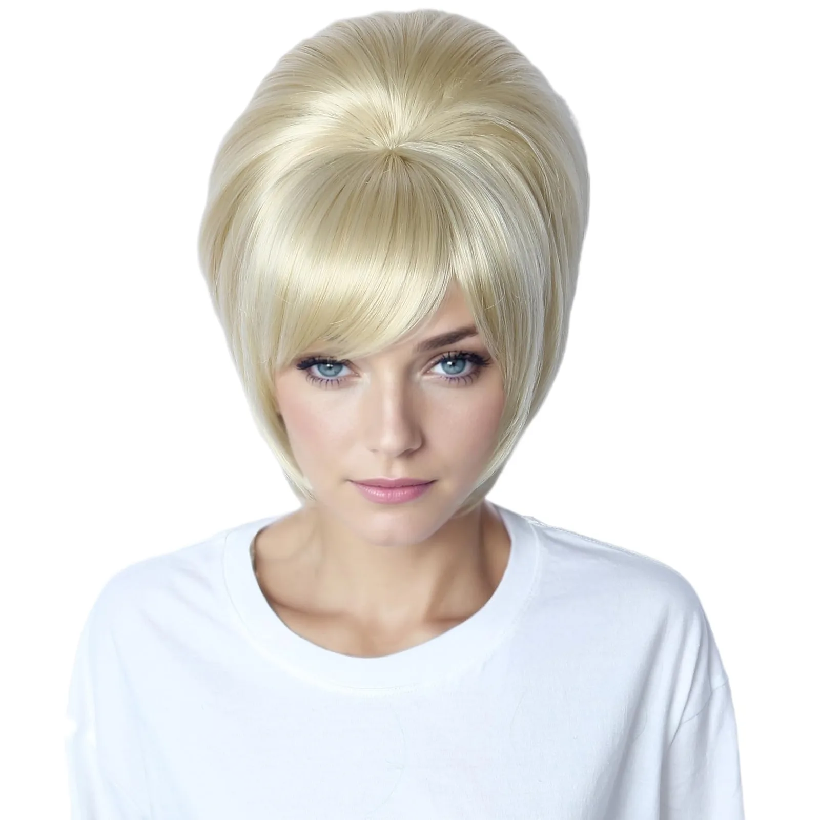 Krátká retro paruka Linfairy blond