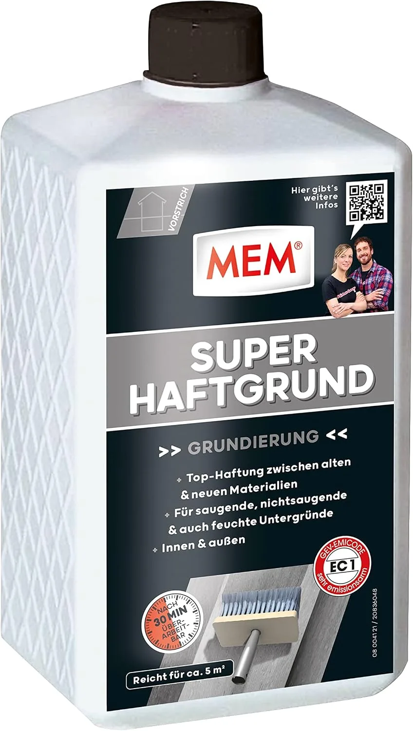 Penetrační nátěr MEM Super Haftgrund 500061 30836195 1 l bez rozpouštědel