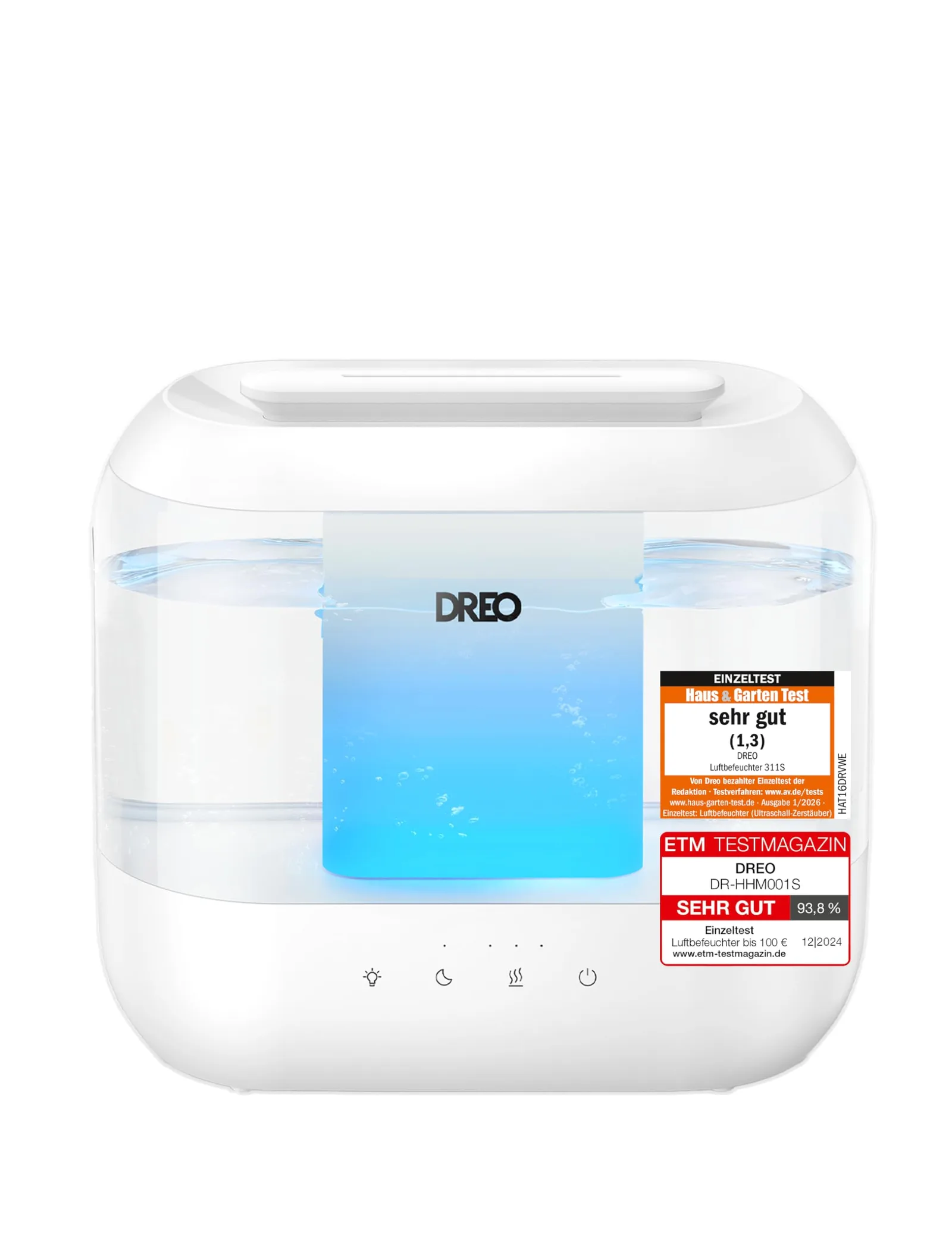 Ultrazvukový zvlhčovač vzduchu Dreo DR-HHM001 4 l bílý