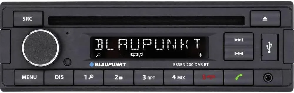 Autorádio Blaupunkt Essen200DAB-BT 1DIN DAB+ Bluetooth CD USB AUX, 12 V