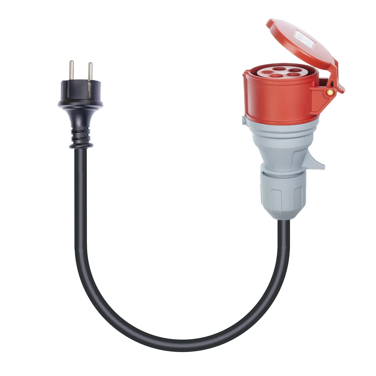 Napájecí adaptér Schuko na CEE Live4Future 16 A 5-pólový 230 V 70 cm