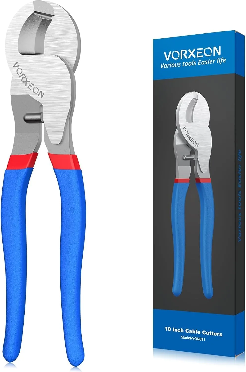 Nůžky na měděné a hliníkové kabely VORXEON 240 mm do 70 mm² modré 1 ks