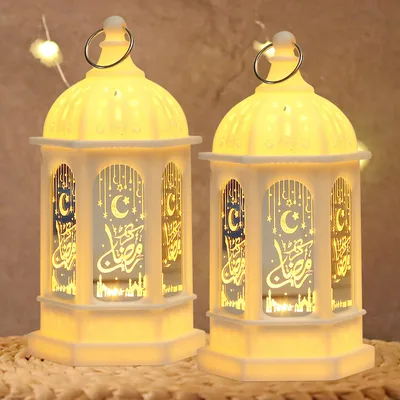 Ramadánské LED lampióny s měsícem a hvězdami 17 Booaee
