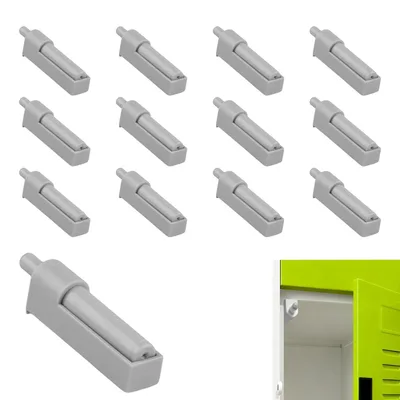 Tlumiče nábytkových dvířek HAOXYO tzq-16 push-to-open 12 ks šedé