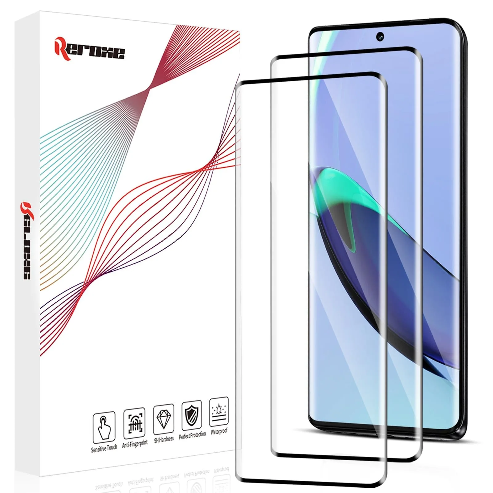 REROXE 3D sklo pro Motorola Edge 50 Pro/Ultra 5G 2 ks
