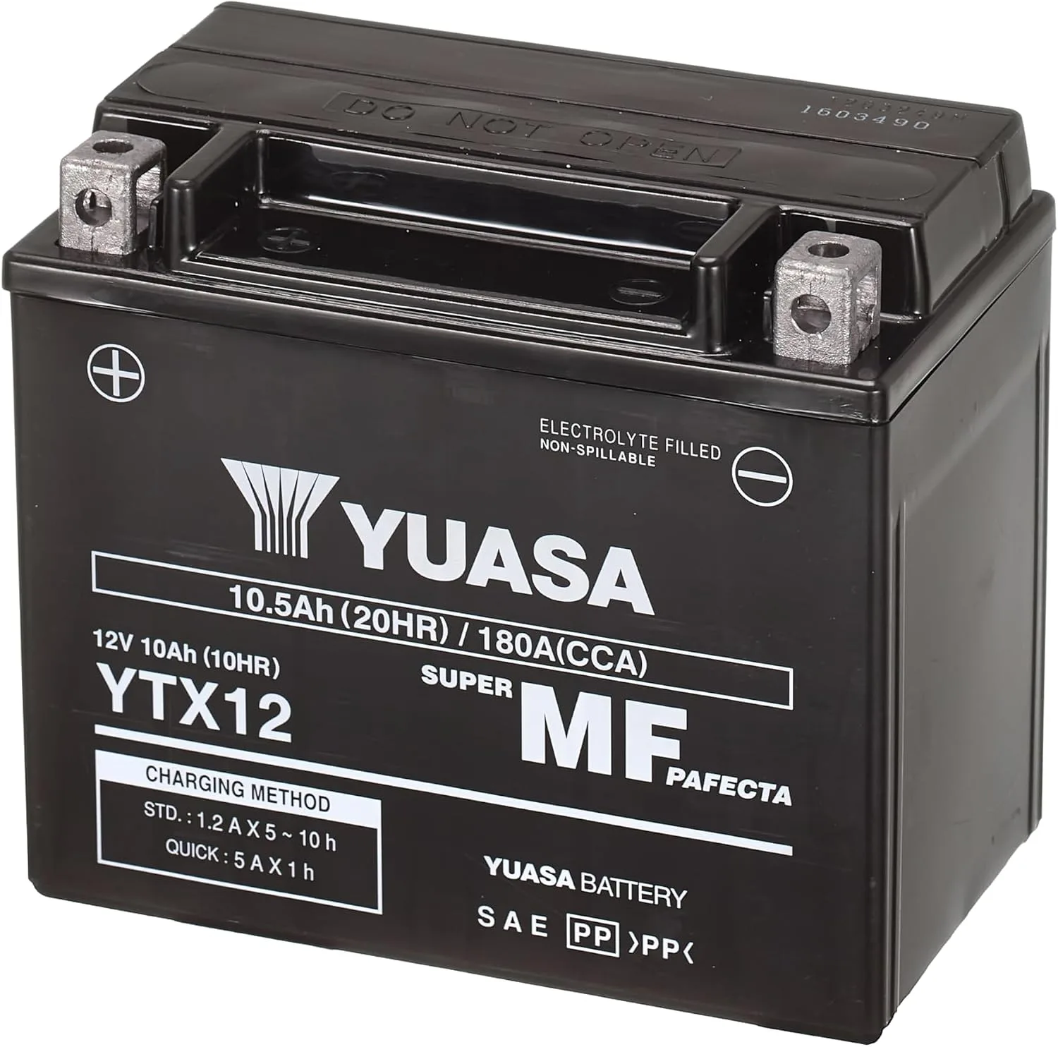 Motocyklová baterie Yuasa YTX12-BS(WC)