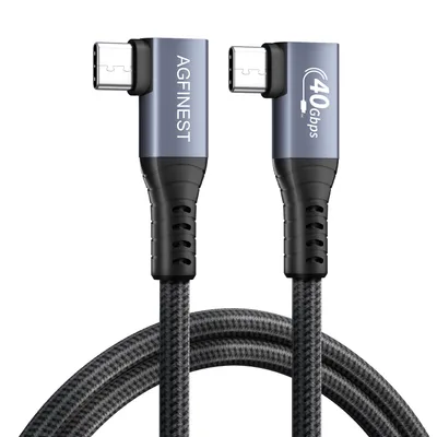 AGFINEST Thunderbolt 4 USB-C kabel 40 Gbps 100 W 2 m