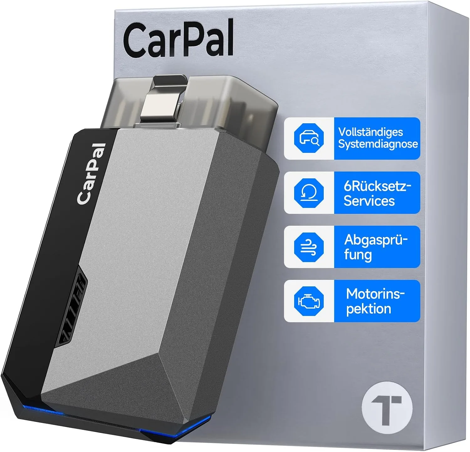 Diagnostický adaptér OBD2 Bluetooth TOPDON CarPal-A 6 resetovacích služeb