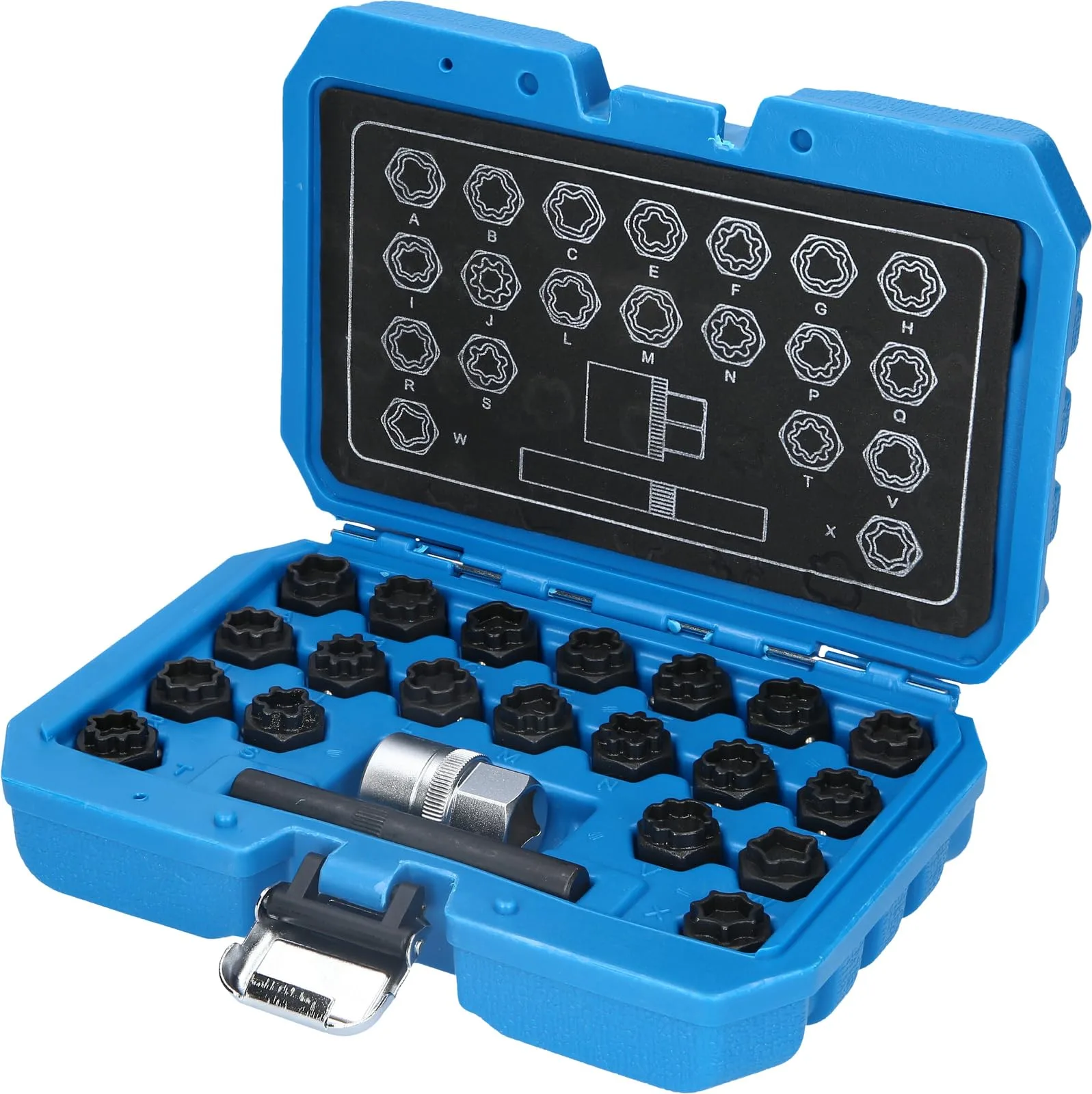 Klíče na bezpečnostní šrouby Audi BRILLIANT TOOLS BT691360 22 dílů