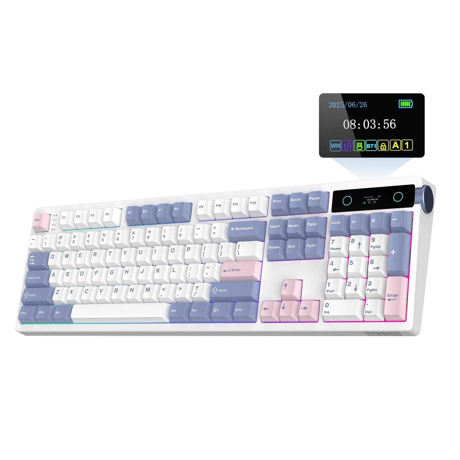 EPOMAKER TH108 Pro bezdrátová mechanická klávesnice RGB