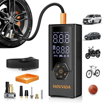 Kompresor na pneumatiky HOVVIDA AM41J3 7800 mAh 12 V