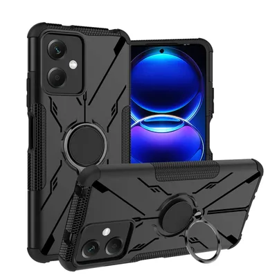 JRTAL obal s kroužkem pro Xiaomi Redmi Note 12 4G černý