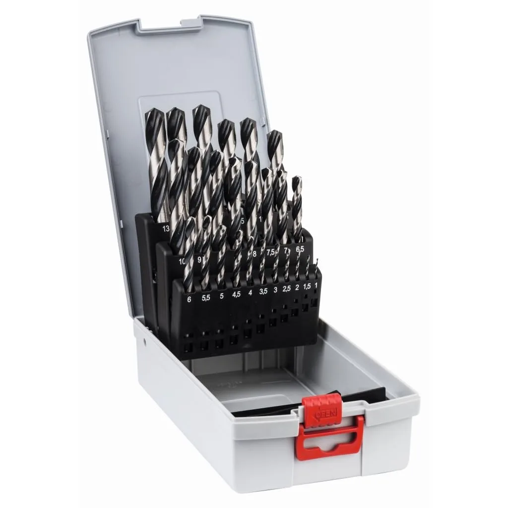 Souprava vrtáků do kovu HSS Bosch PointTeQ 2608577352, 25 ks, 1–13 mm