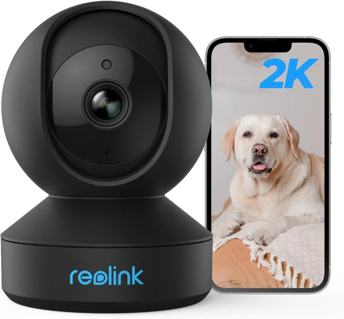 Vnitřní otočná WiFi kamera Reolink E1-B 3 MP černá 5 V 6 W 1 ks