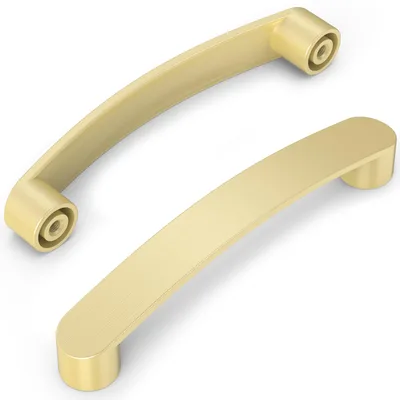 Nábytkové úchytky FURNIWARE rozestup 128 mm broušený nikl 10 ks