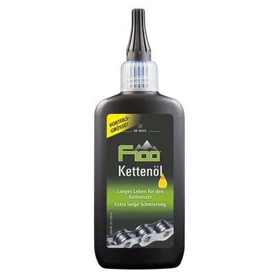 Olej na řetěz bicyklu Dr. Wack F100, kapací lahvička 100 ml