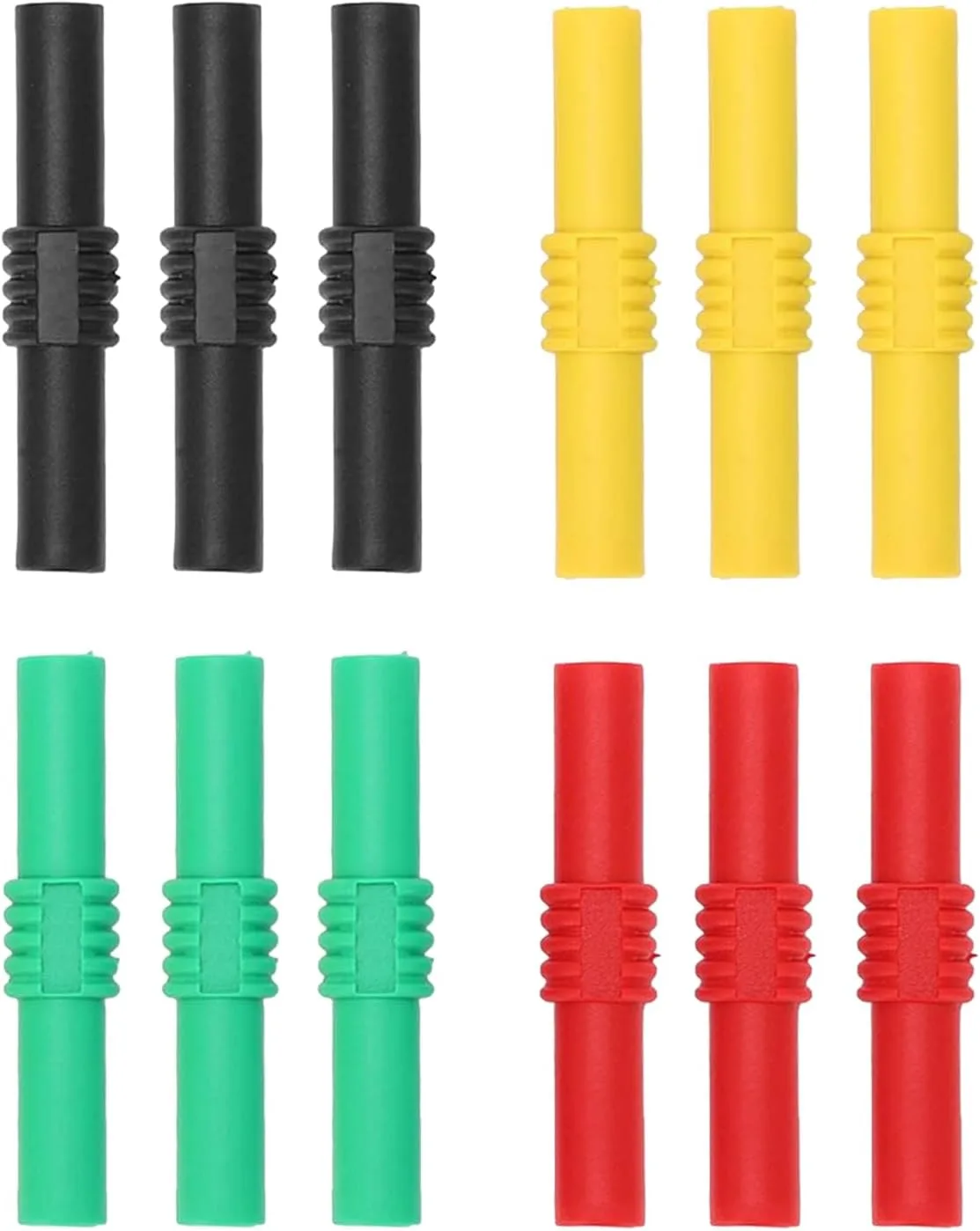 Banánové spojky samice–samice 4 mm 12 ks