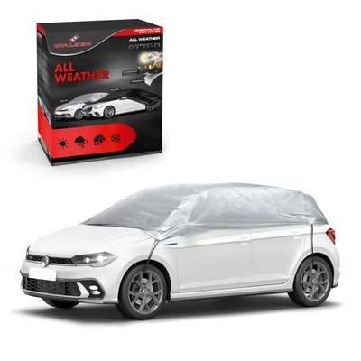 Poloplachta na auto WALSER 41034 pro auta 430–482 cm stříbrná