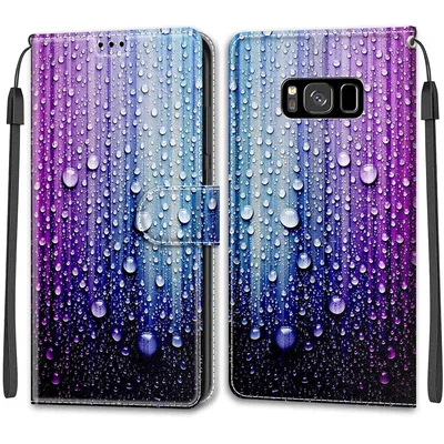 Fialovo–modré peněženkové pouzdro pro Samsung Feyten – S9