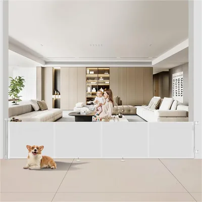 Wodondog výsuvná bezpečnostní zábrana pro děti a psy 500 × 86 cm
