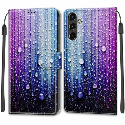 Fialovo-modré peněženkové pouzdro pro Samsung Galaxy Feyten – A14, 5G