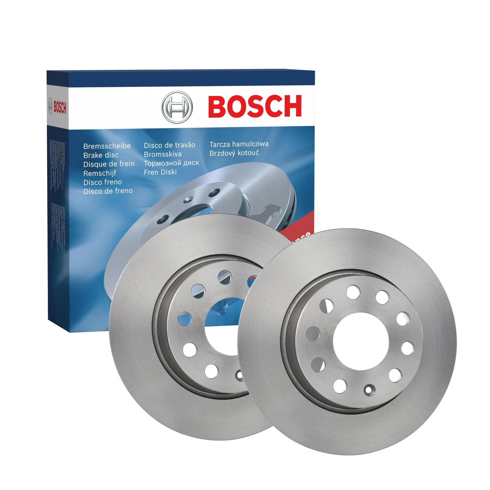 Brzdové kotouče Bosch 0986479677 Golf 272 mm 10 mm 9 otvorů plně olejované pár