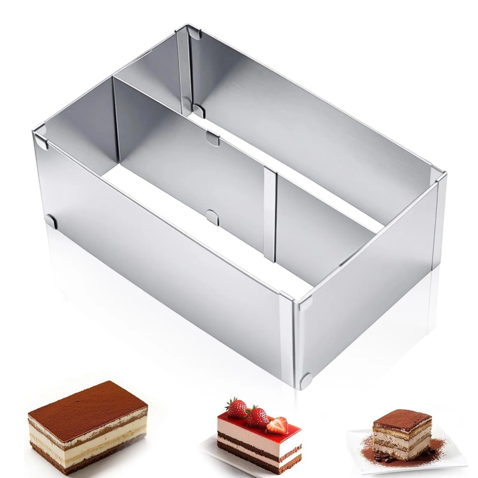 Nastavitelný rám na pečení DHSWNNG 28–53×18–32×10 cm