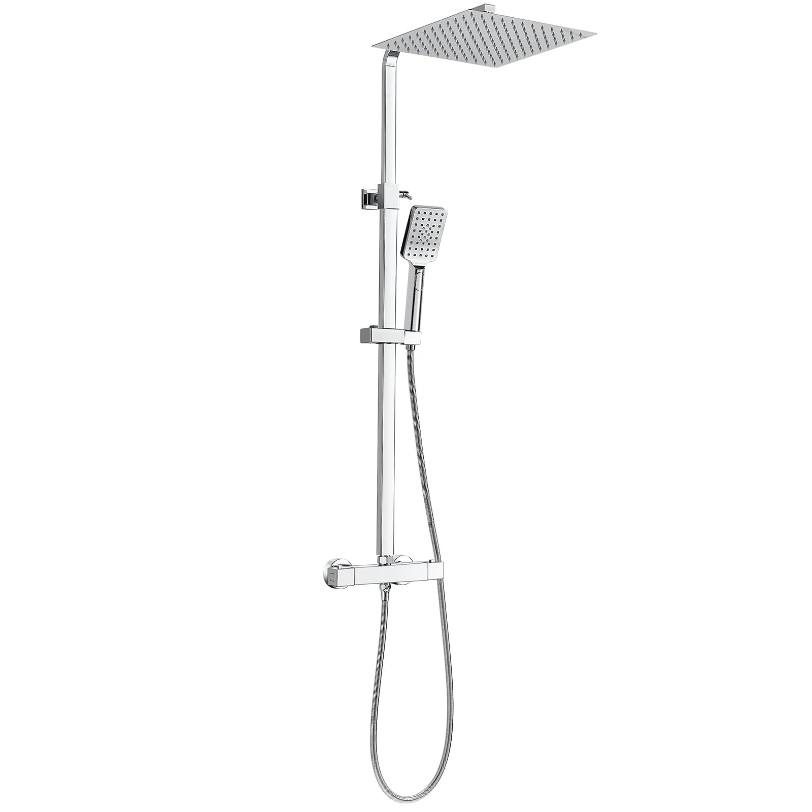 Bevankly termostatický sprchový set 30 × 30 cm chrom