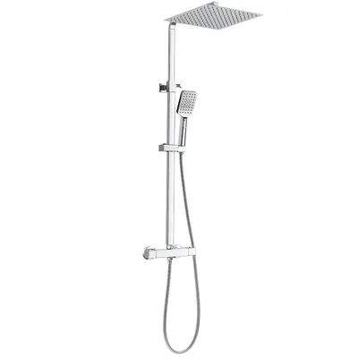 Bevankly termostatický sprchový set 30 × 30 cm chrom