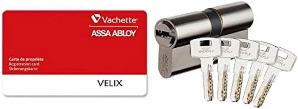 Cylindrická vložka s 5 klíči Vachette Velix 28170000