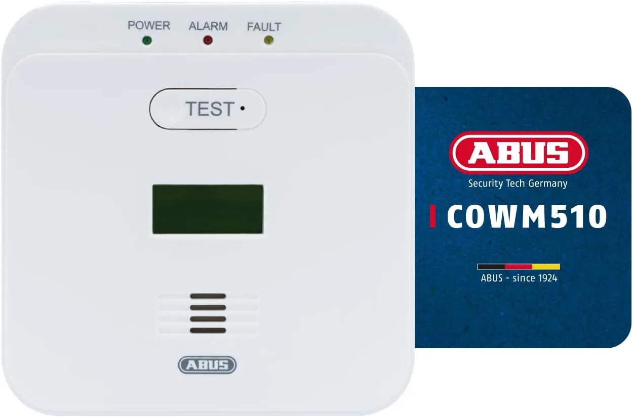 Detektor oxidu uhelnatého s LCD ABUS COWM510