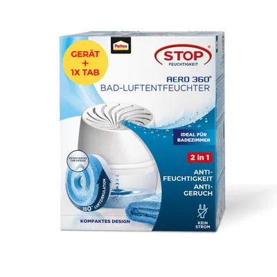 Pohlcovač vlhkosti do koupelny Pattex AERO 360 s tabletou 450 g