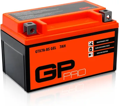 Gelová baterie GP-PRO GTX7A-BS 12 V 7 Ah