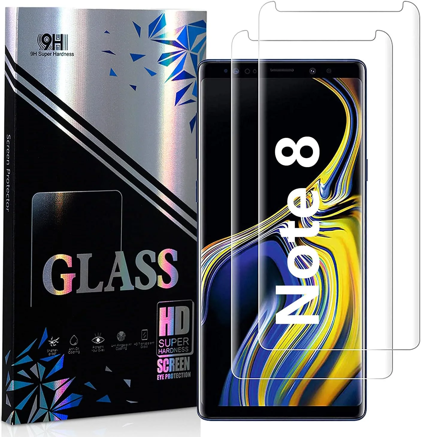 Tvrzené sklo 9H pro Samsung Galaxy Note 8 2 ks