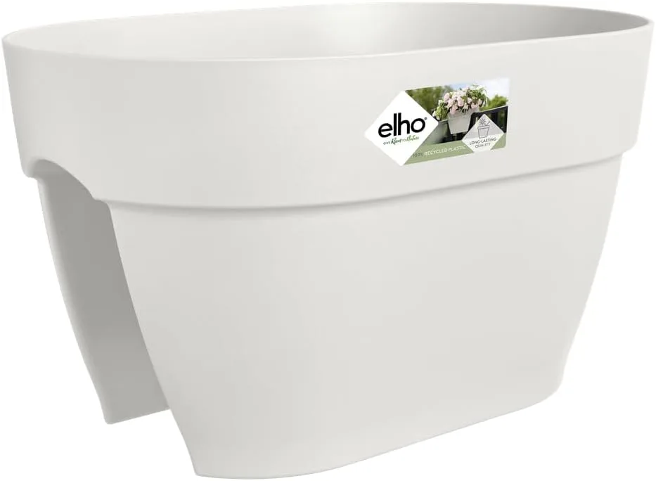 Balkónový květináč elho Vibia Campana Flower Bridge 40 cm bílý